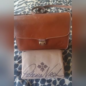 (((SOLD)))PATRICIA NASH - ARIELLA CROSSBODY BAG IN BROWN/SMALL- Tan